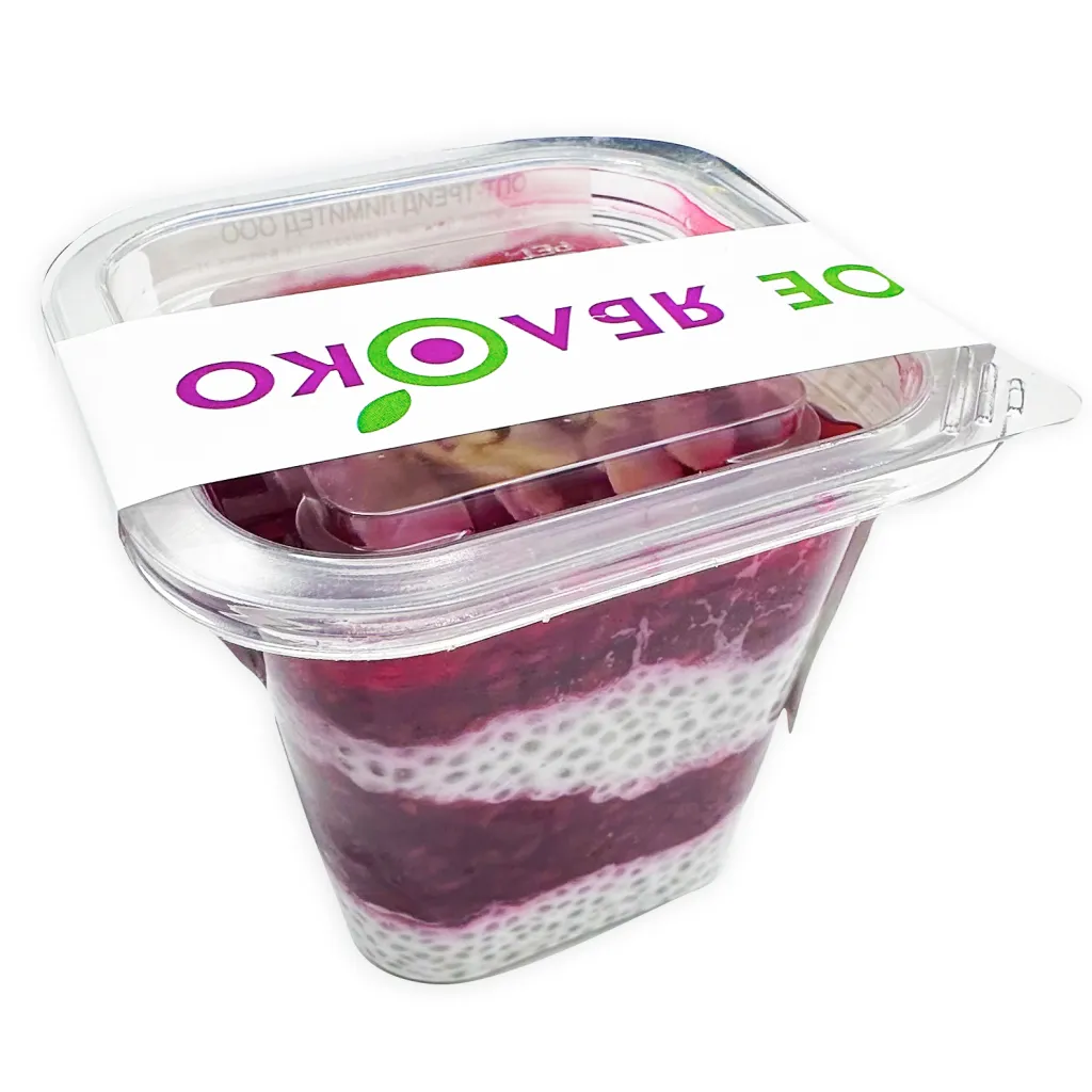 Пудинг Чиа с малиной ПП СП