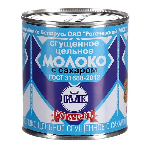 Сгущенное молоко цельное Рогачев 8.5% ж/б 380г
