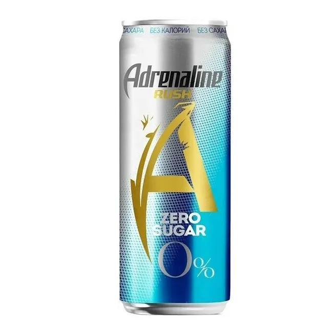 Напиток энергетический Adrenaline Rush ж/б 0,449л Rush Зеро