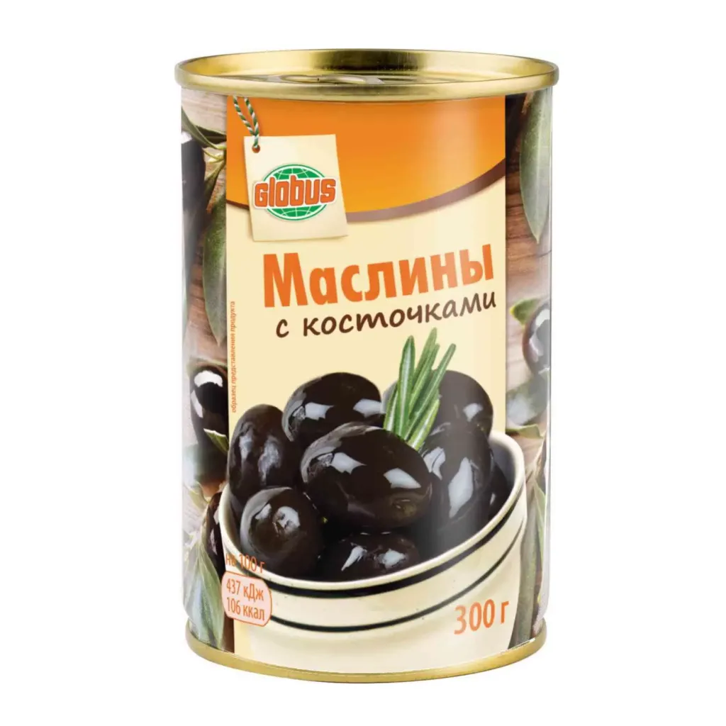 Маслины Globus с/к 300г