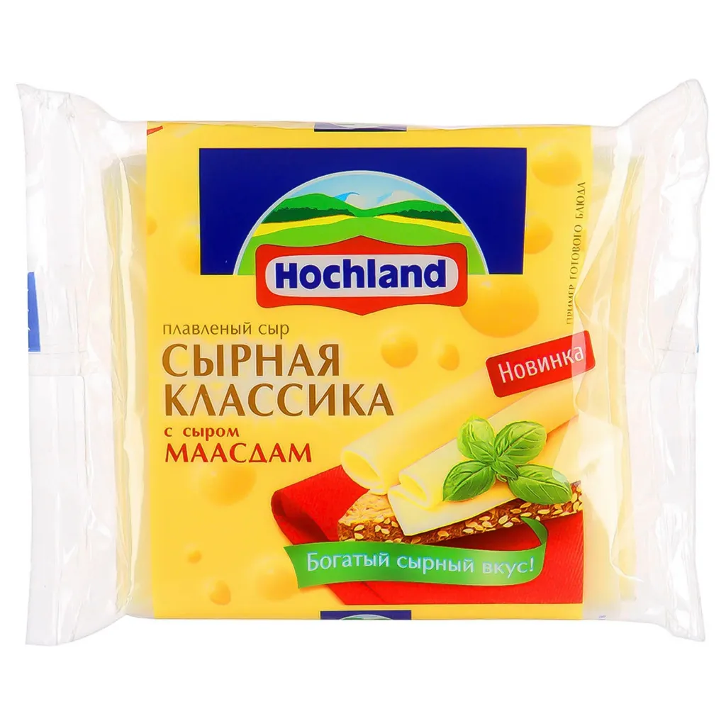 Сыр плавленый Hochland Маасдам 150г