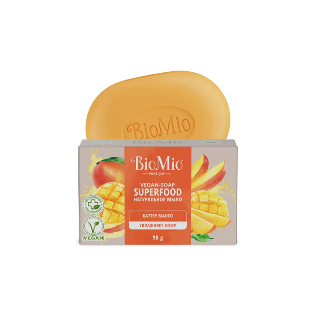 Мыло с баттером манго BioMio 90г