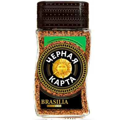 Кофе Черная карта Эксклюзив ст/б 95г