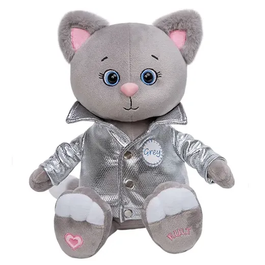Игрушка мягкая Котик Грей 25см в куртке (274/25/к)