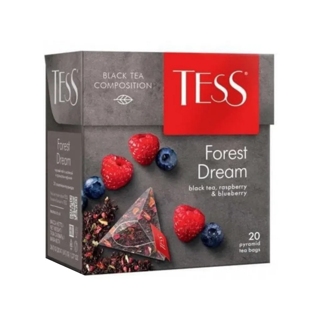 Чай черный Tess Forest Dream, 20 пирамид