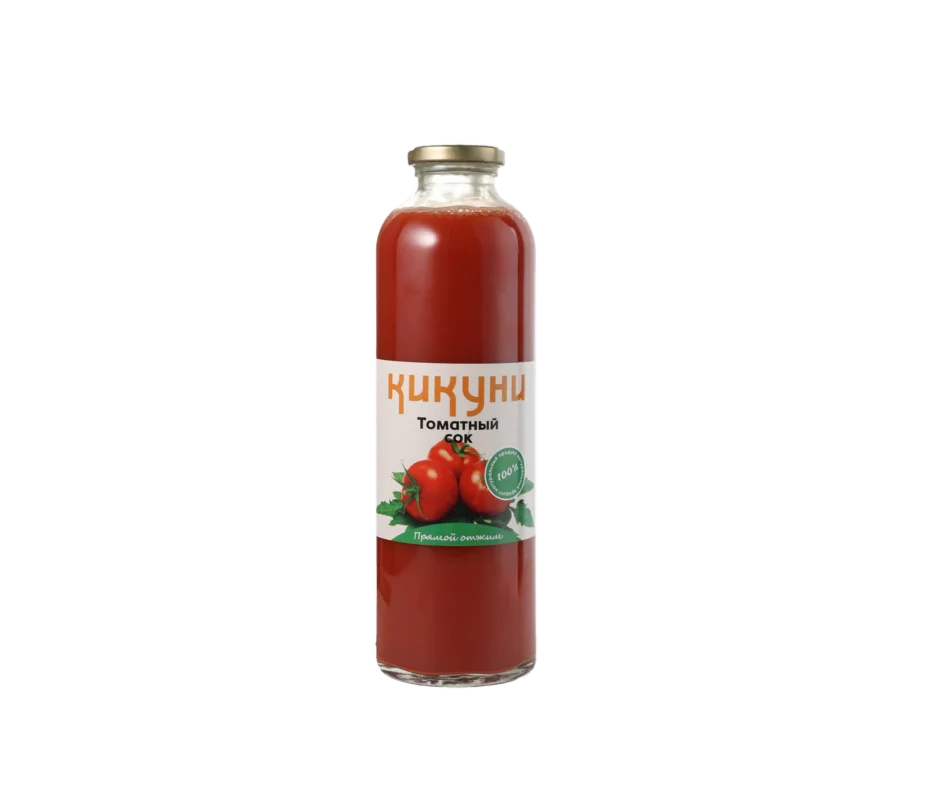 Сок Кикуни томатный с солью ст/б 0.75л