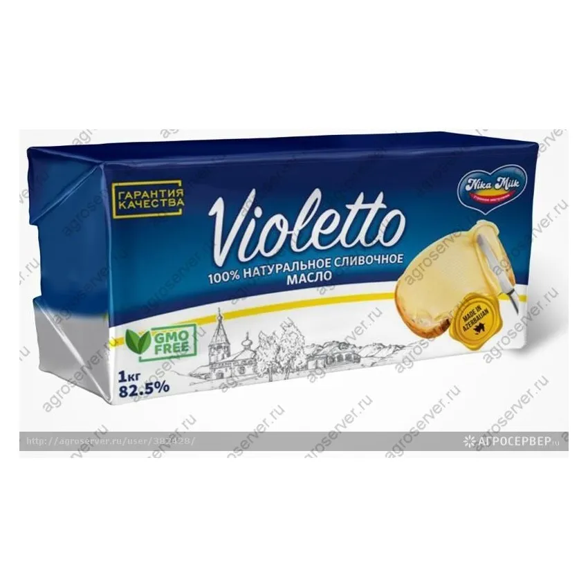 Масло сливочное Violetto 82.5% 1000г