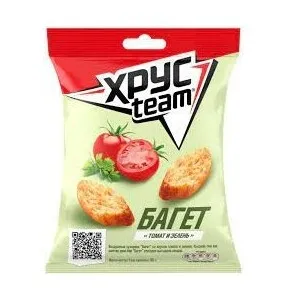Сухарики Хрустим багет Томат 60г