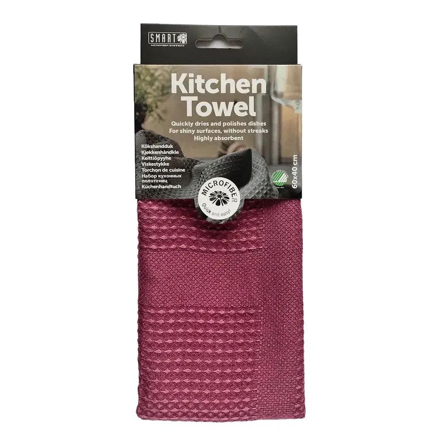 Полотенце кухонное 1шт 40*60см микс Smart S0029-0032 10