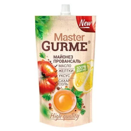 Майонез Master Gurme провансаль д/п 350г 50.5%