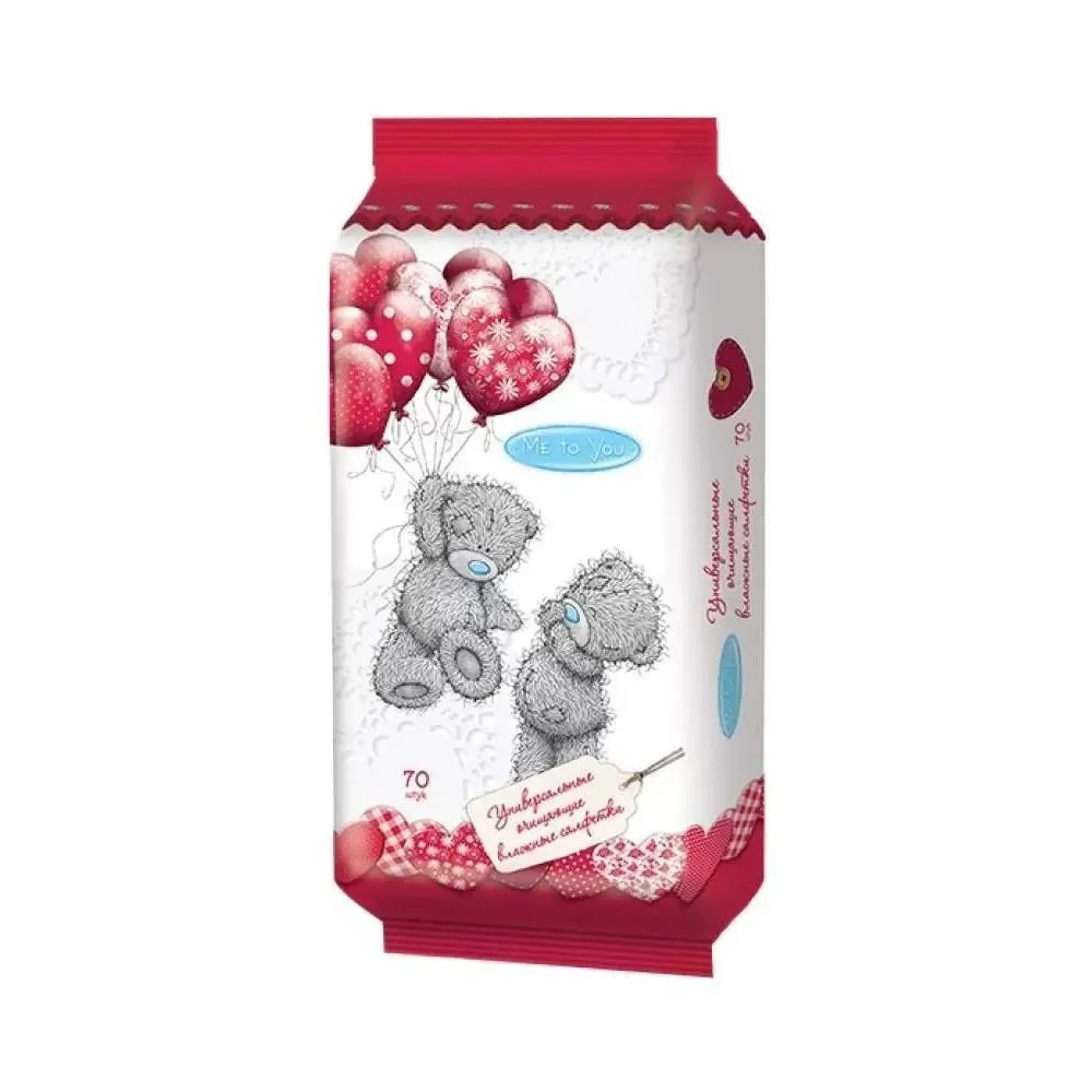 Салфетки влажные Me To You детские 70шт