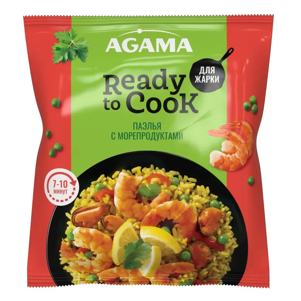 Паэлья с морепродуктами Agama 320г