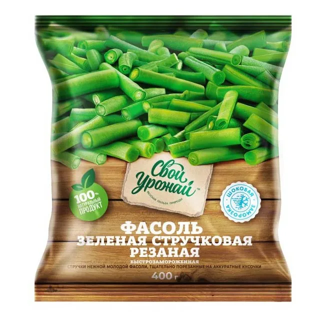 Фасоль Свой Урожай резаная 400г