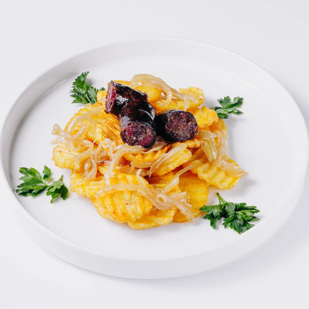 Жаркое по-домашнему с сушеной колбасой СП