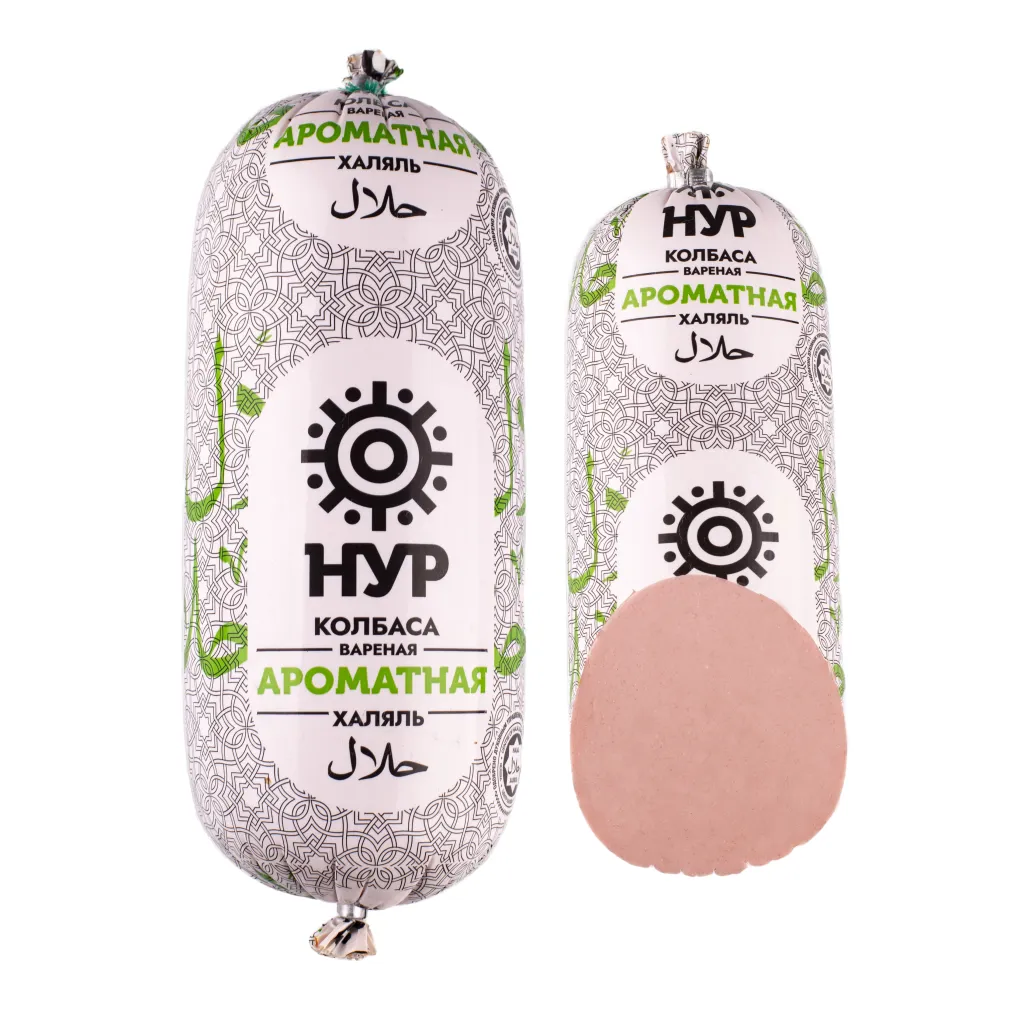 Колбаса Нур Ароматная вареная мини п/а Халяль