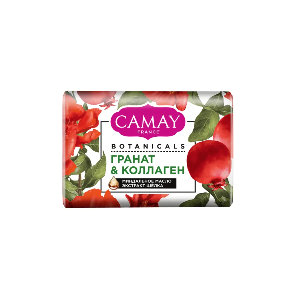 Туалетное мыло CAMAY BOTANICALS Цветы граната 85г