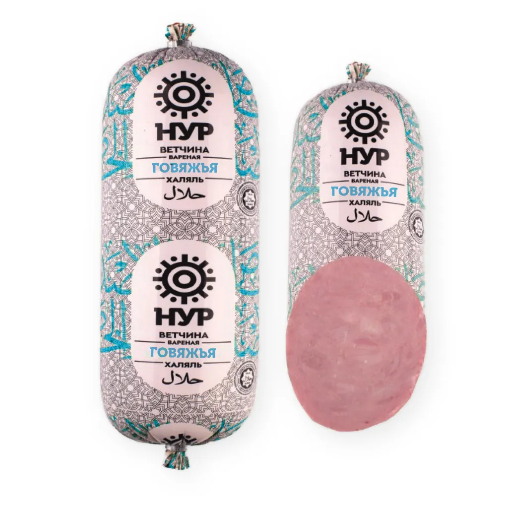 Колбаса Нур Говяжья вар н/о