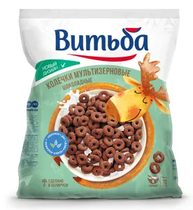 Колечки Витьба мультизерновые шоколадные 200г