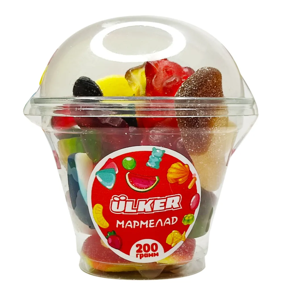 Мармелад Ulker Ассорти стакан 200г
