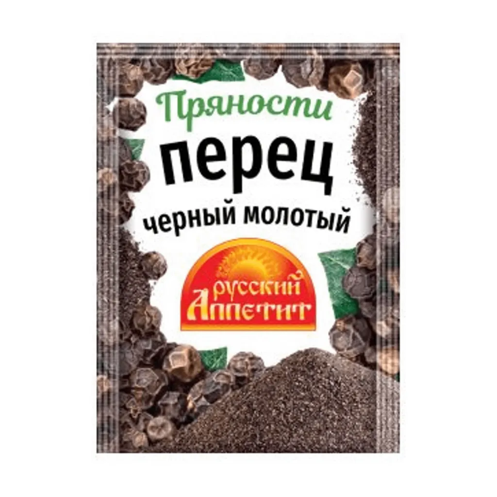 Приправа Русский Аппетит Перец черный молотый 10г