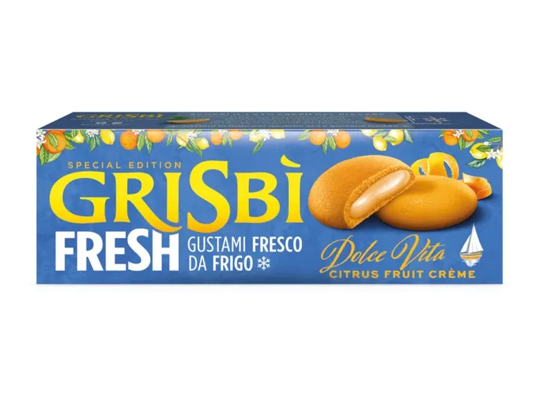 Печенье Grisbi с нач. из лимонного крема 150г