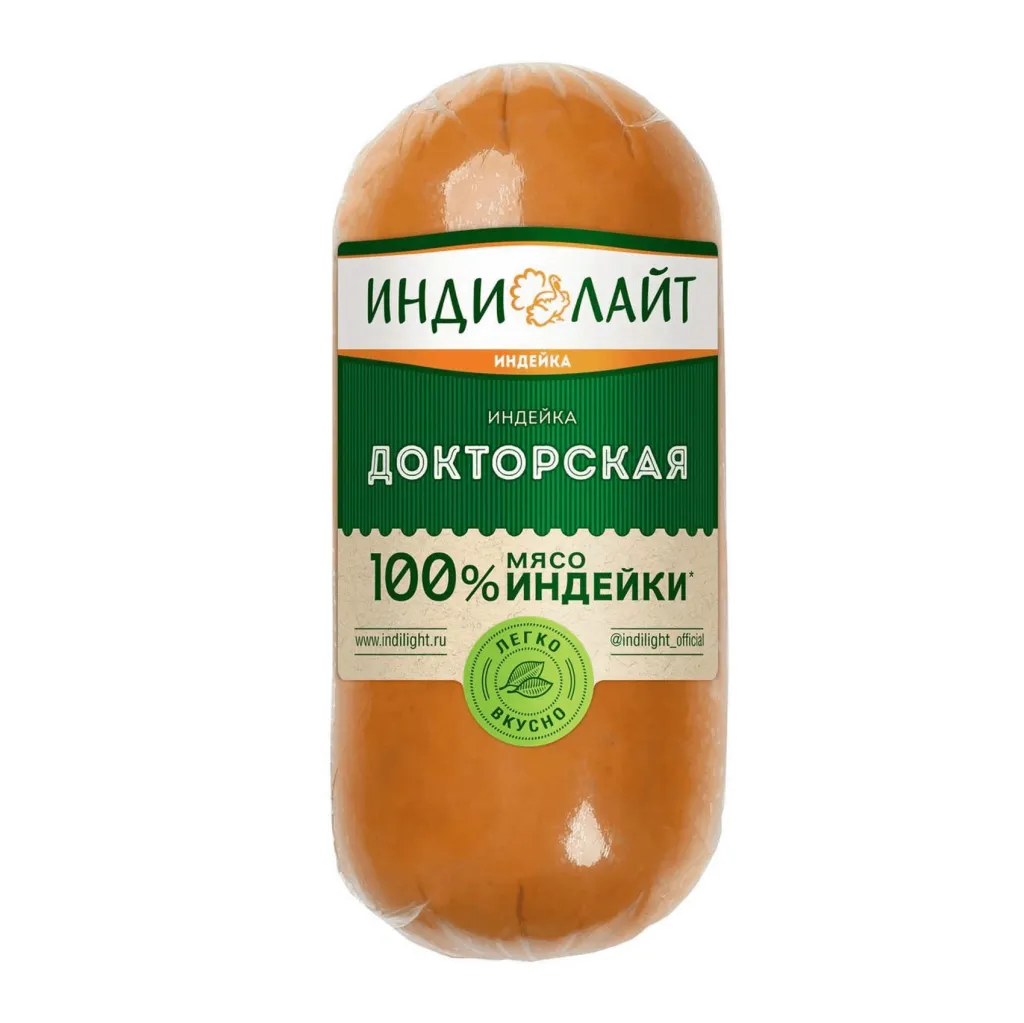 Колбаса Индилайт Индейка Докторская вар п/о Халяль