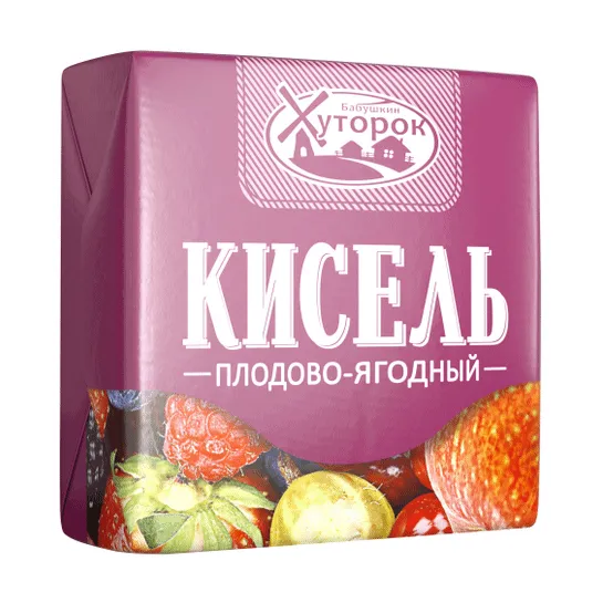 Кисель Бабушкин Хуторок плодово-ягодный брикет 180г