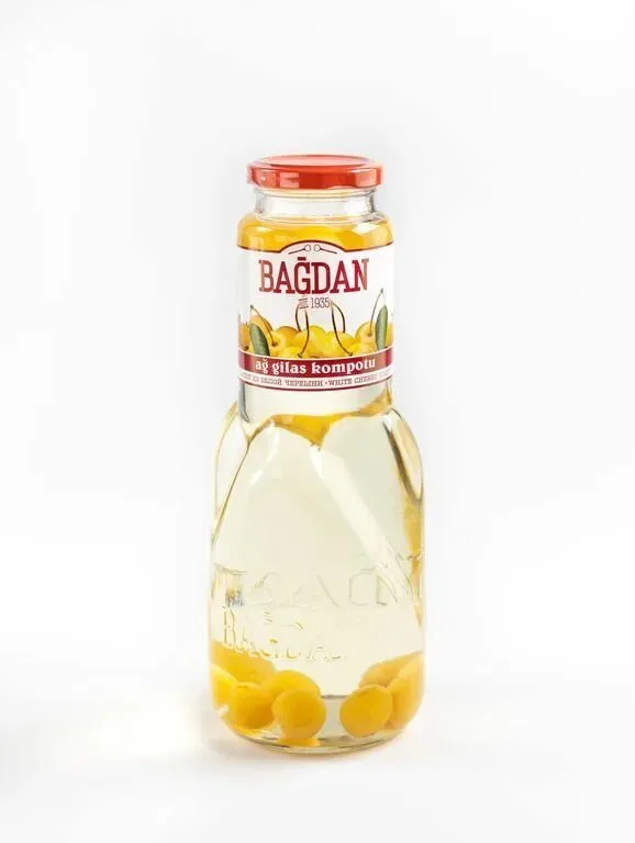 Компот Bagdan из белой черешни 1л