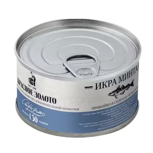 Икра минтая Красное золото ж/б 130г