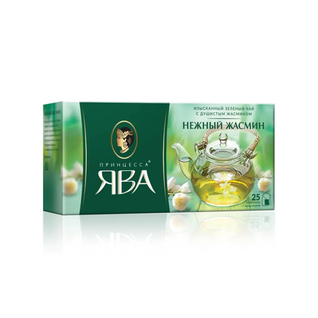 Чай зеленый Принцесса Ява с жасмином, 25 пак.