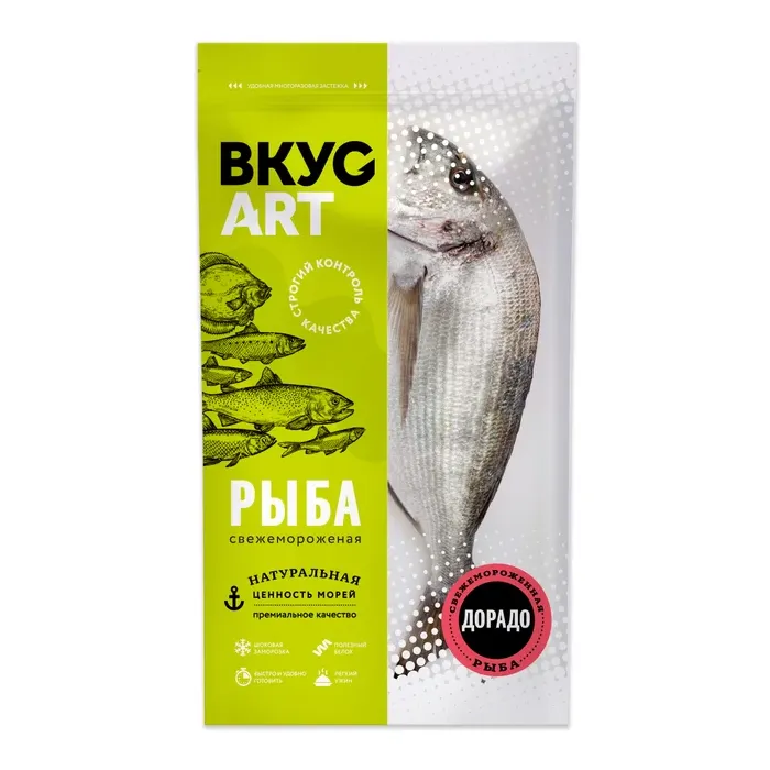 Дорадо 300/600 заморож тушка Вкус Арт