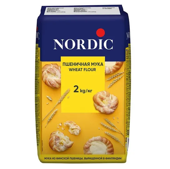 Мука Nordic пшеничная 2кг