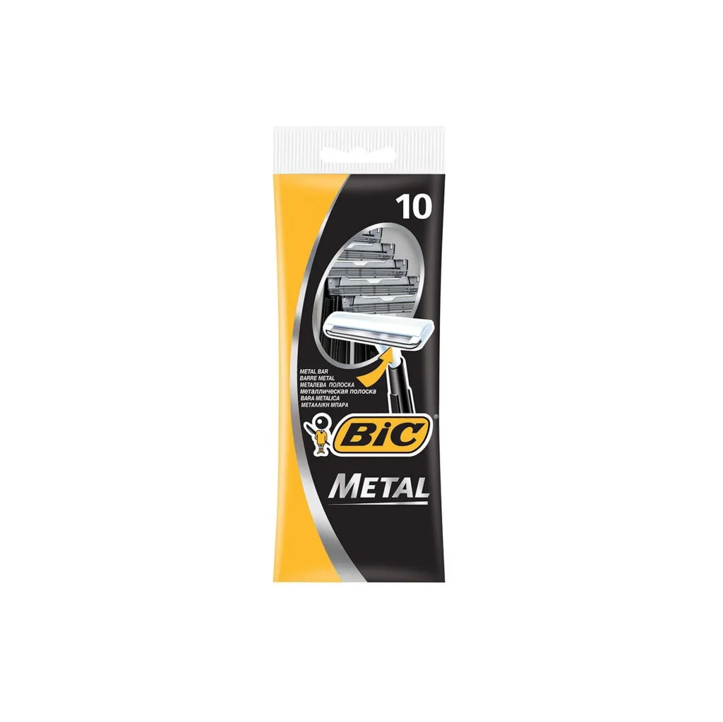 Станок для бритья BIC Metal, 10 шт