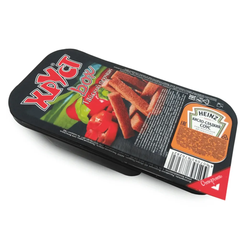 Гренки со вкусом Тайского перчика и соус кисло-сладкий Heinz  25мл