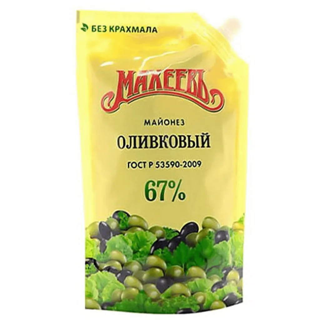 Майонез Махеевъ оливковый 50.5% 380г