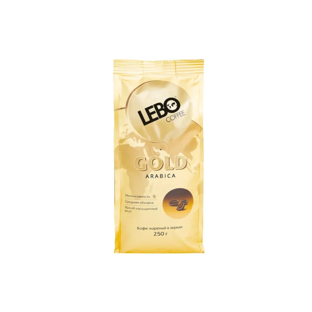 Кофе в зернах LEBO Gold,  250 г