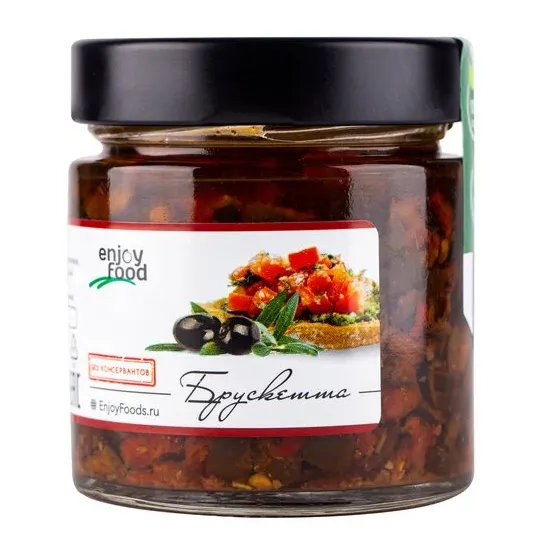 Брускетта Enjoy Food с маслинами и вялеными томатами 125мл