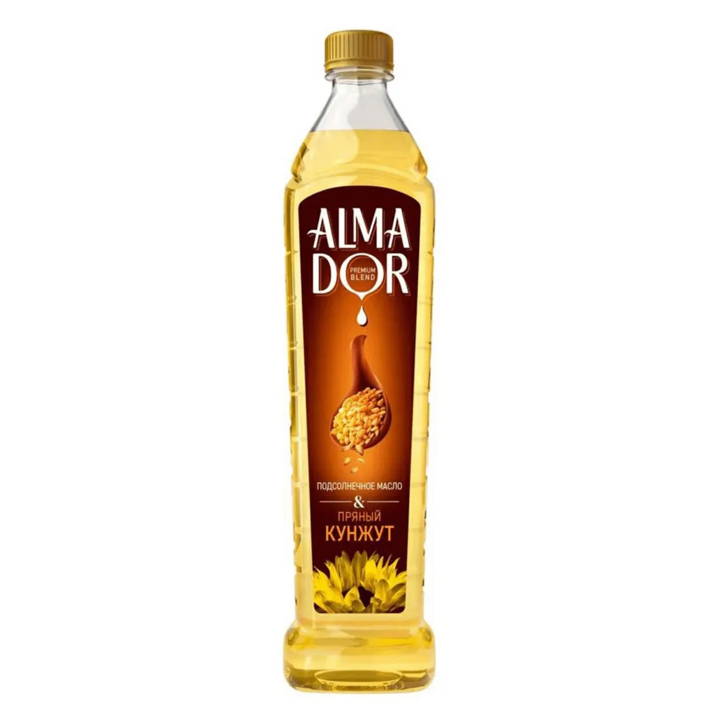 Масло подсолнечное Almador с кунжутом 750мл