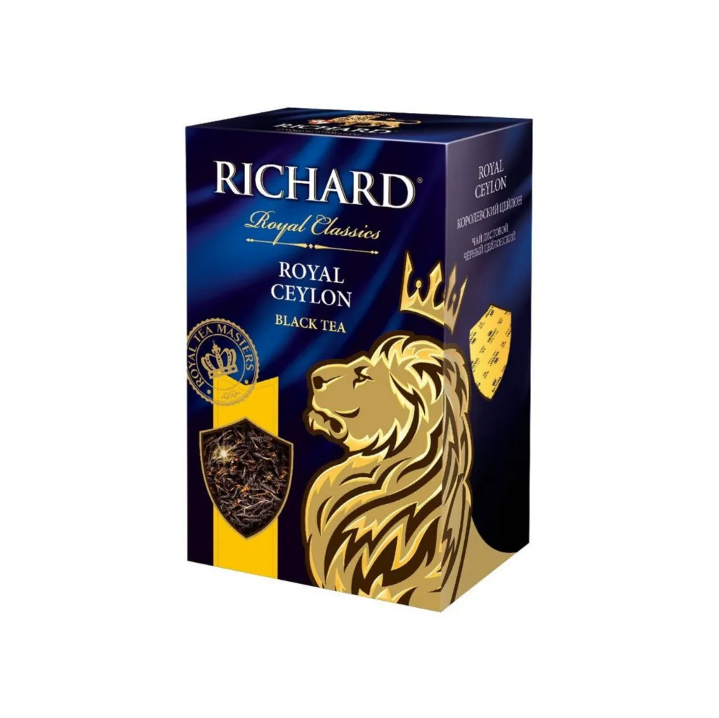 Чай черный Richard Royal Ceylon Цейлонский листовой, 90 г
