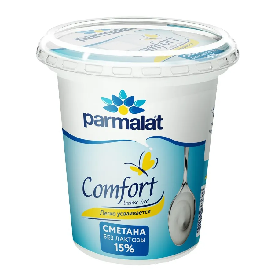 Сметана Parmalat безлактозная 15% 300г