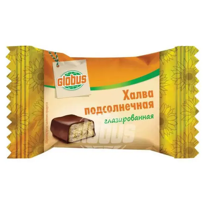 Конфеты Халва подсолнечная глазированная Globus