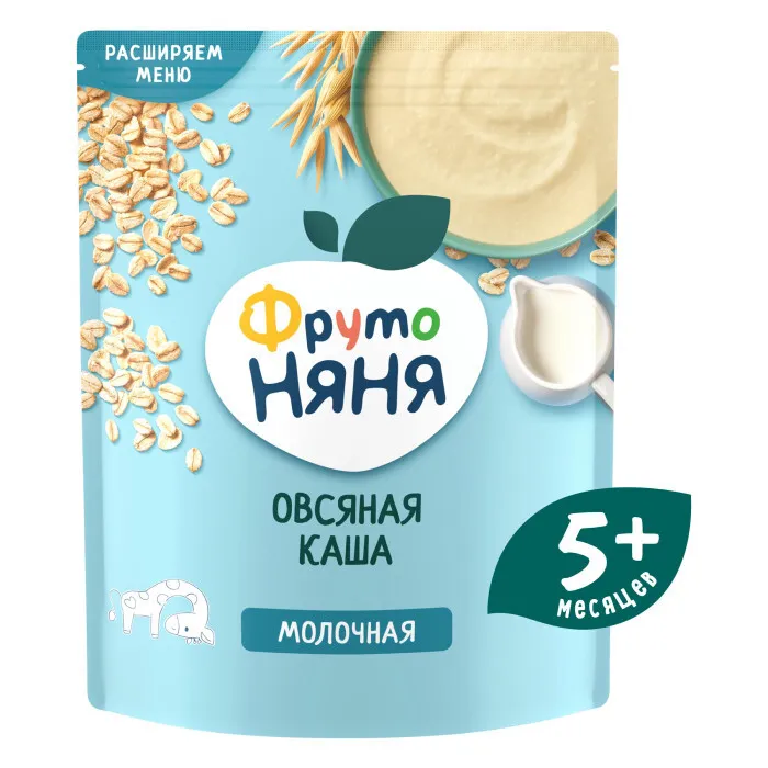Каша ФрутоНяня мол овсяная с пребиотиками 200г