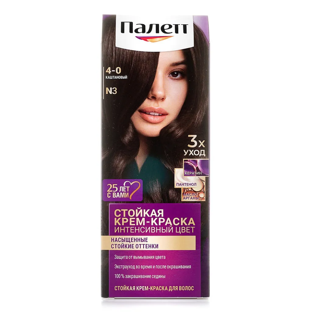 Краска Palette №3 каштановый