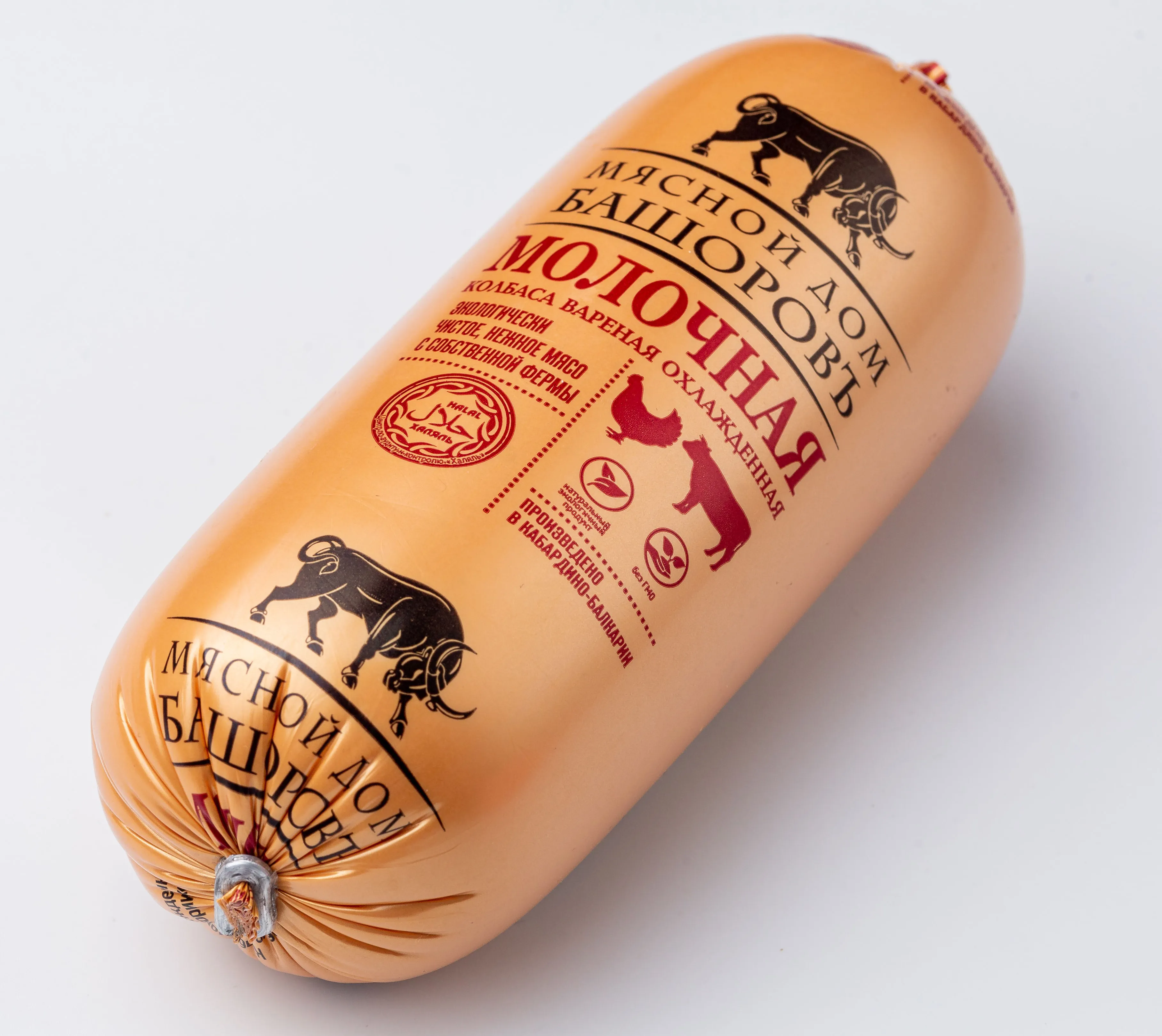 Колбаса Башоровъ Молочная вар н/о Халяль