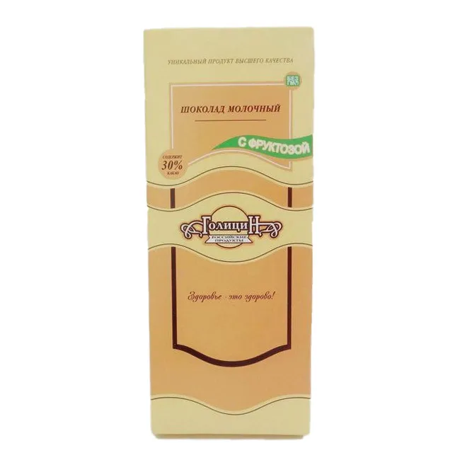 Шоколад Голицин с фруктозой молочный 60г