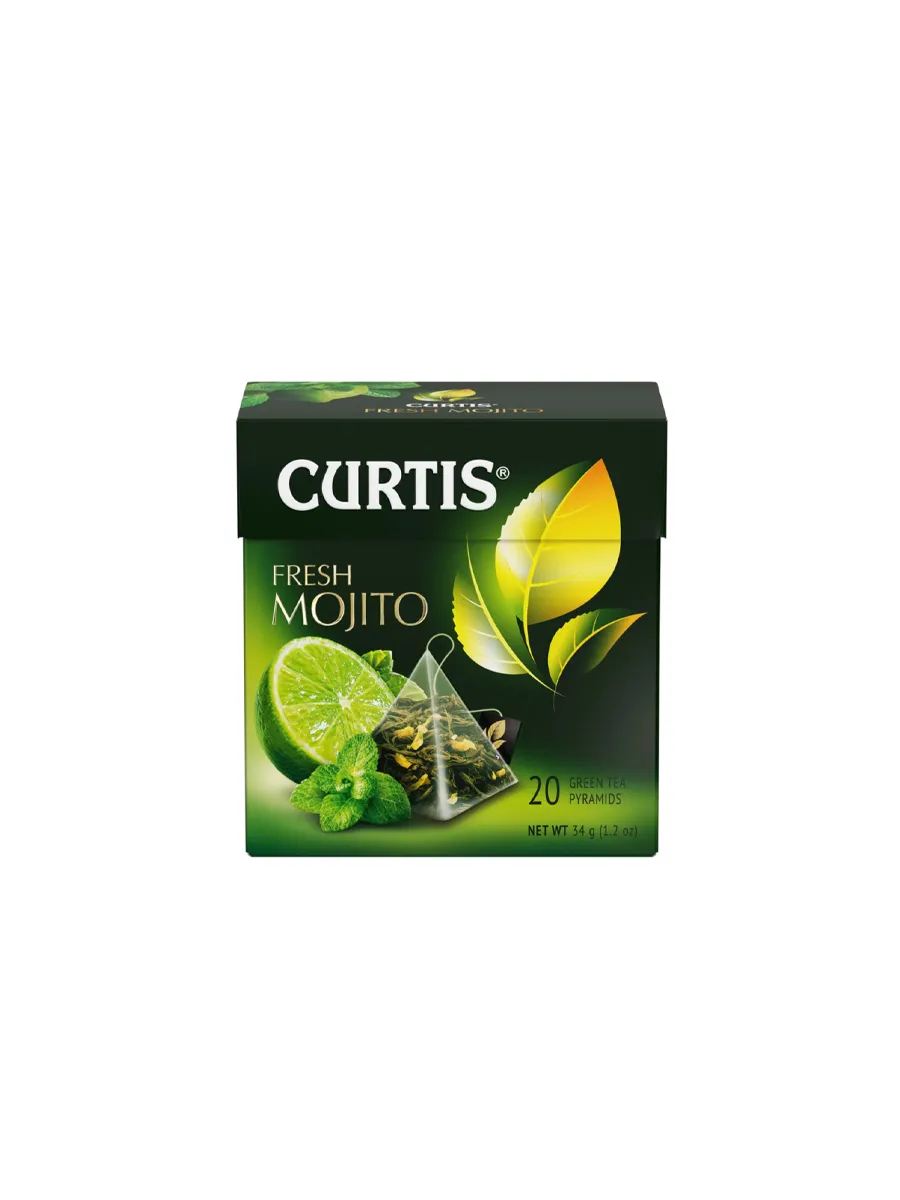 Чай Curtis Fresh Mojito зеленый пирам 36 г