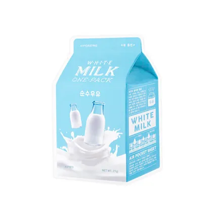 Увлажняющая молочная тканевая маска, A'Pieu White Milk One-Pack