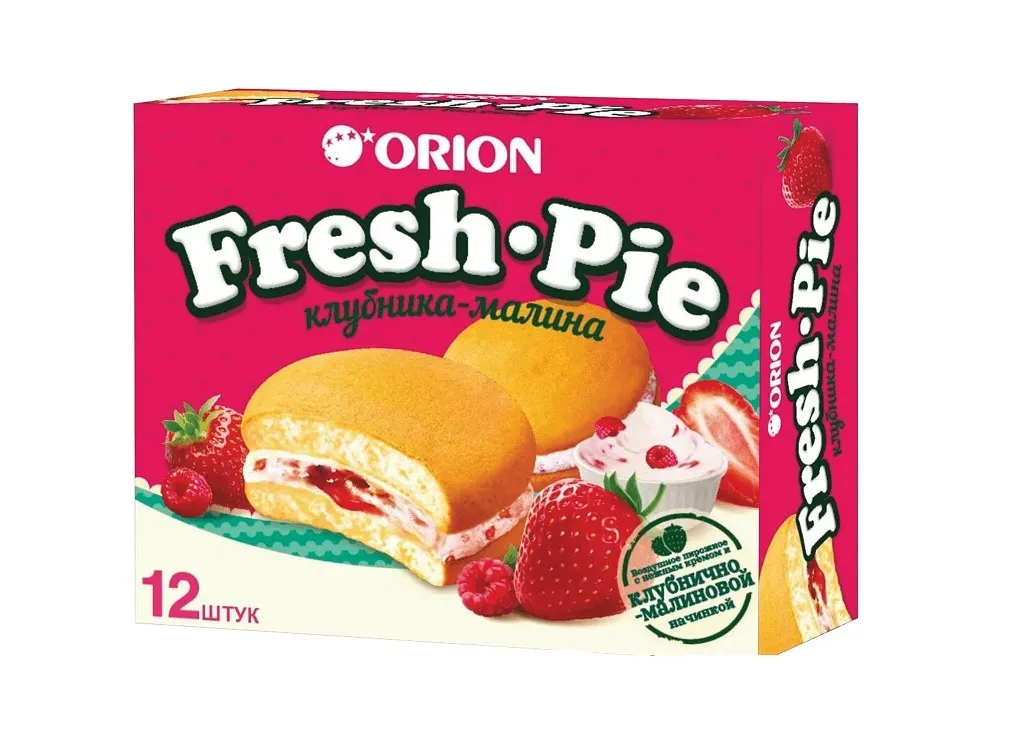 Печенье Орион Чоко Пай Фреш Пай  Клубника