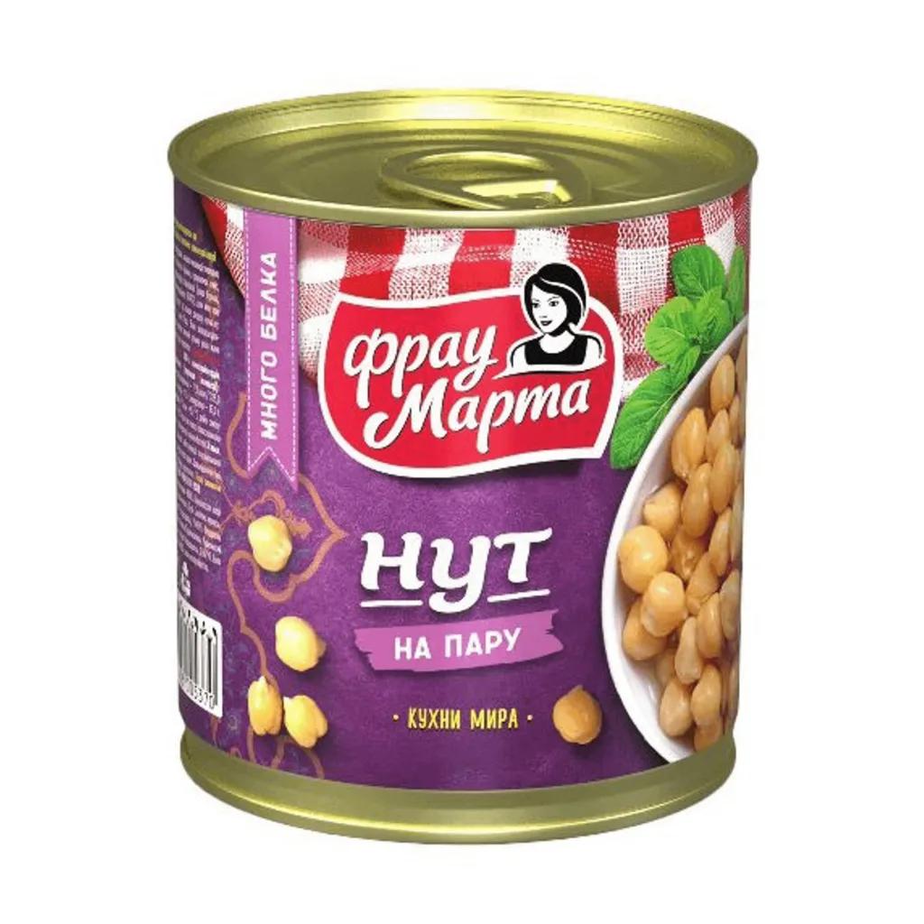 Нут на пару Фрау Марта жб 310г