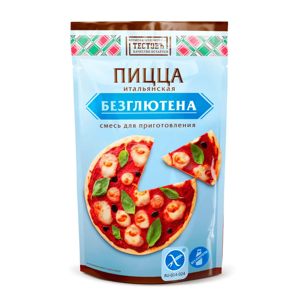 Пицца Тестовъ итальянская без глютена 250г